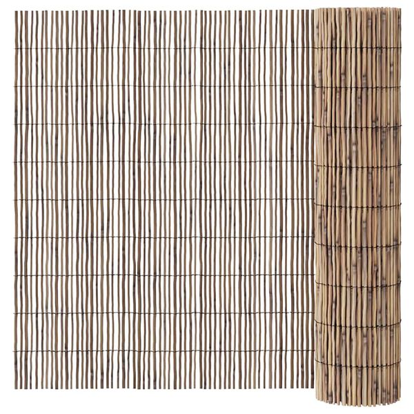 vidaXL Schilfrohrzaun Natur 400 x 160 cm Schilf