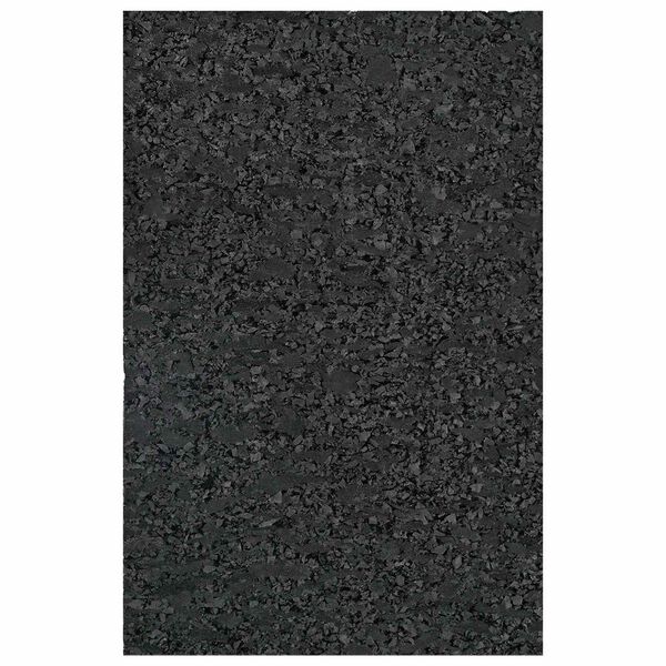 vidaXL Gummipad Schwarz Gummi