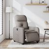 vidaXL Relaxsessel Elektrisch Taupe Stoff