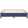 vidaXL Bettgestell ohne Matratze Blau 160x200 cm Stoff