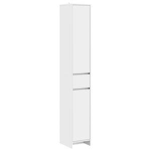 vidaXL Badezimmerschrank Wei&szlig; 30 x 33 x 190 cm Holzwerkstoff