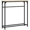 vidaXL Konsolentisch Sonoma-Eiche 75 x 19,5 x 75 cm Holzwerkstoff
