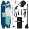 vidaXL SUP Board mit Sitz 2-in-1 APEX 366 x 81 x 15 cm Dunkelblau