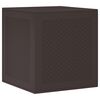 vidaXL Aufbewahrungsbox Braun 55 x 53 x 57 cm Polypropylen