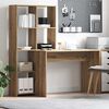 vidaXL Schreibtisch Artisan-Eiche 138,5 x 55 x 143 cm Holzwerkstoff