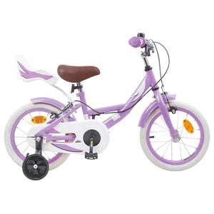 vidaXL Kinderfahrrad 16 Zoll f&uuml;r 4-6 Jahre alt Lila