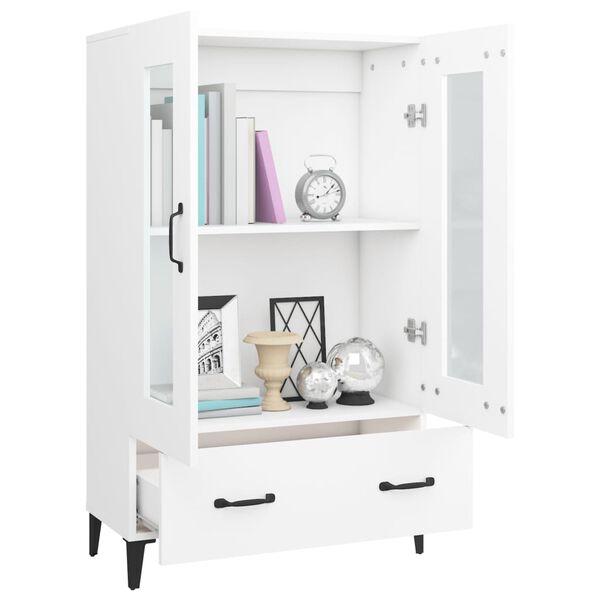 vidaXL Highboard Wei&szlig; 70x31x115 cm Holzwerkstoff