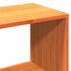vidaXL Kopfteil mit Stauraum Wachsbraun 100 cm Massivholz Kiefer