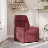 vidaXL Massagesessel Weinrot Stoff