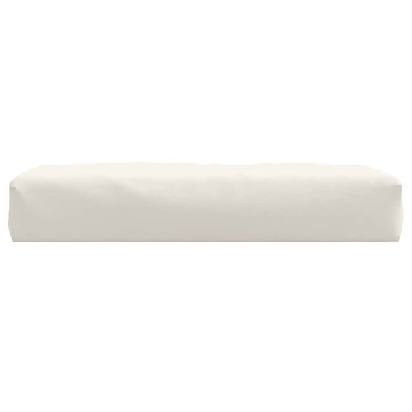 vidaXL Palettenkissen Melange Creme 60x60x9,5 cm Stoff