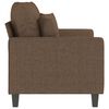 vidaXL 2-Sitzer-Sofa Braun 120 cm Stoff