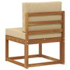 vidaXL Outdoor Mittelsofa Massivholz Akazie