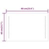 vidaXL LED-Badspiegel 40x60 cm