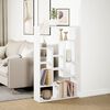 vidaXL B&uuml;cherregal Wei&szlig; 72x20x120 cm Holzwerkstoff