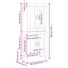 vidaXL Highboard Grau Sonoma 69,5x34x180 cm Holzwerkstoff