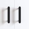 vidaXL Schrankgriff 474 pcs Schwarz 121 x 16.6 x 28.3 mm Eisen