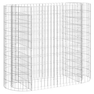 vidaXL Gabionen-Hochbeet Verzinktes Eisen 120x50x100 cm