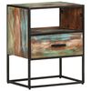 vidaXL Nachttisch 40x30x50 cm Altholz Massiv