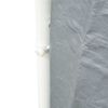 vidaXL Zeltstoff ohne Gestell Grau 10 x 5 m PE