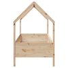 vidaXL Kinderbett Hausbett 90x190 cm Massivholz Kiefer