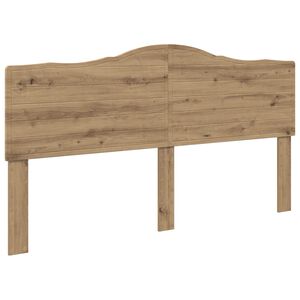 vidaXL Kopfteil Artisan-Eiche Holzwerkstoff