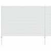 vidaXL Sechseckzaun mit Pfosten 25 x 1,6 m Verzinkter Stahl Silber