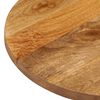 vidaXL Tischplatte 140x50x2,5 cm Oval Massivholz Mango