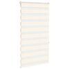 vidaXL Doppelrollo Marmorbeige 80x150 cm Stoffbreite 75,9 cm Polyester