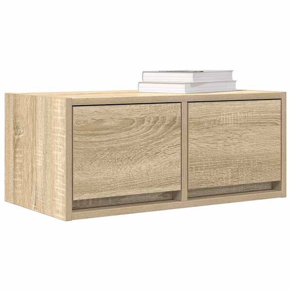 vidaXL TV-Schrank Sonoma-Eiche 60x31x25,5 cm Holzwerkstoff