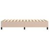 vidaXL Boxspringbettgestell Cappuccino-Braun 80x200 cm Kunstleder