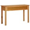 vidaXL Schminktisch 110x40x75 cm Massivholz Eiche