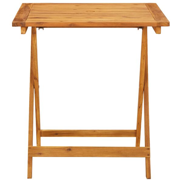 vidaXL 3-tlg. Bistro-Set Cremewei&szlig; Stoff und Massivholz