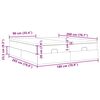 vidaXL Ottoman-Bett mit Matratzen Cappuccino 180x200cm Kunstleder