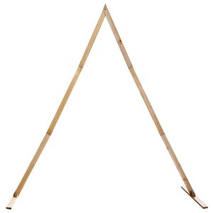 vidaXL Hochzeitsbogen Hellbraun 202 x 95 x 254 cm Massivholz Kiefer