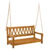 vidaXL Gartenschaukelbank 2 -Seater 110 x 56 x 58 cm Massivholz Akazie