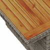 vidaXL Garten Essgruppe mit Kissen mit Kissen 9 pcs Grau und Braun