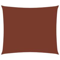 vidaXL Sonnensegel Oxford-Gewebe Rechteckig 4x5 m Terrakotta-Rot