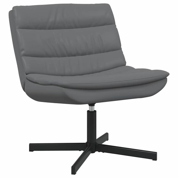 vidaXL Drehstuhl Grau 63 x 75 x 76 cm PU