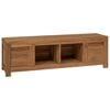 vidaXL TV-Schr&auml;nk 110 x 30 x 35 cm Natur Massivholz Teak