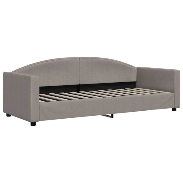 vidaXL Tagesbett Taupe 80x200 cm Stoff