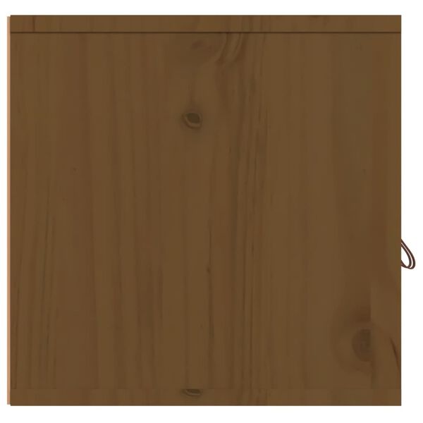 vidaXL Wandschrank Honigbraun 60x30x30 cm Massivholz Kiefer