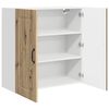 vidaXL K&uuml;chenschrank mit Speicher Kalmar Artisan-Eiche 80 x 31 x 80 cm