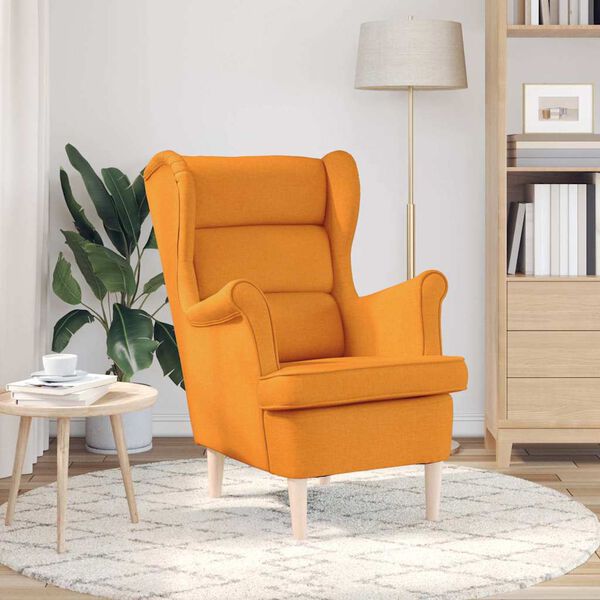 vidaXL Sessel Dunkelgelb 74x84x100 cm Stoff