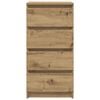 vidaXL Sideboard Artisan-Eiche 37,5x35x76 cm Holzwerkstoff