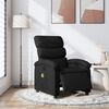 vidaXL Massagesessel Elektrisch Schwarz Stoff