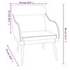 vidaXL Sessel Braun 63x76x80 cm Samt
