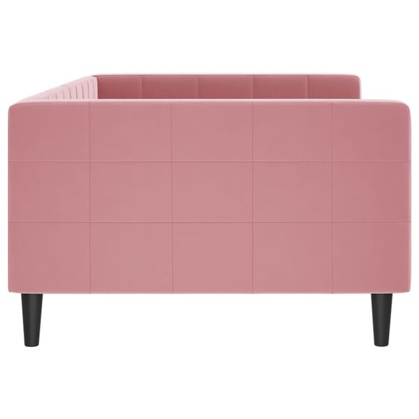 vidaXL Tagesbett Rosa 100x200 cm Samt