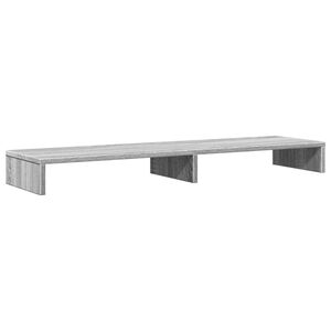vidaXL Monitorst&auml;nder Grau Sonoma 100x27x10 cm Holzwerkstoff