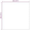 vidaXL Bereichsteppiche Quadratisch HUARTE Natur 200 x 200 cm