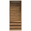 vidaXL Kleiderschrank Artisan-Eiche 80x50x200 cm Holzwerkstoff